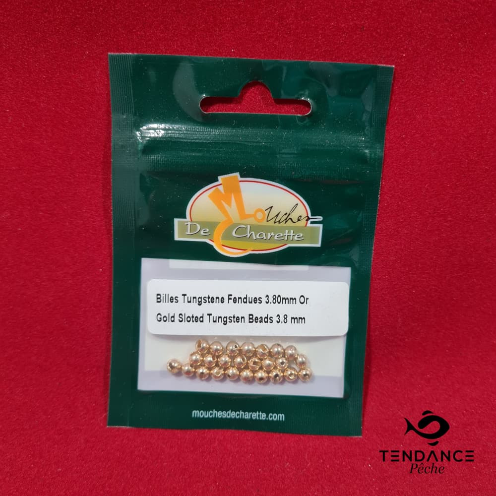 Billes Tungstène Fendues 3.8 Mm - Jmc - Or 