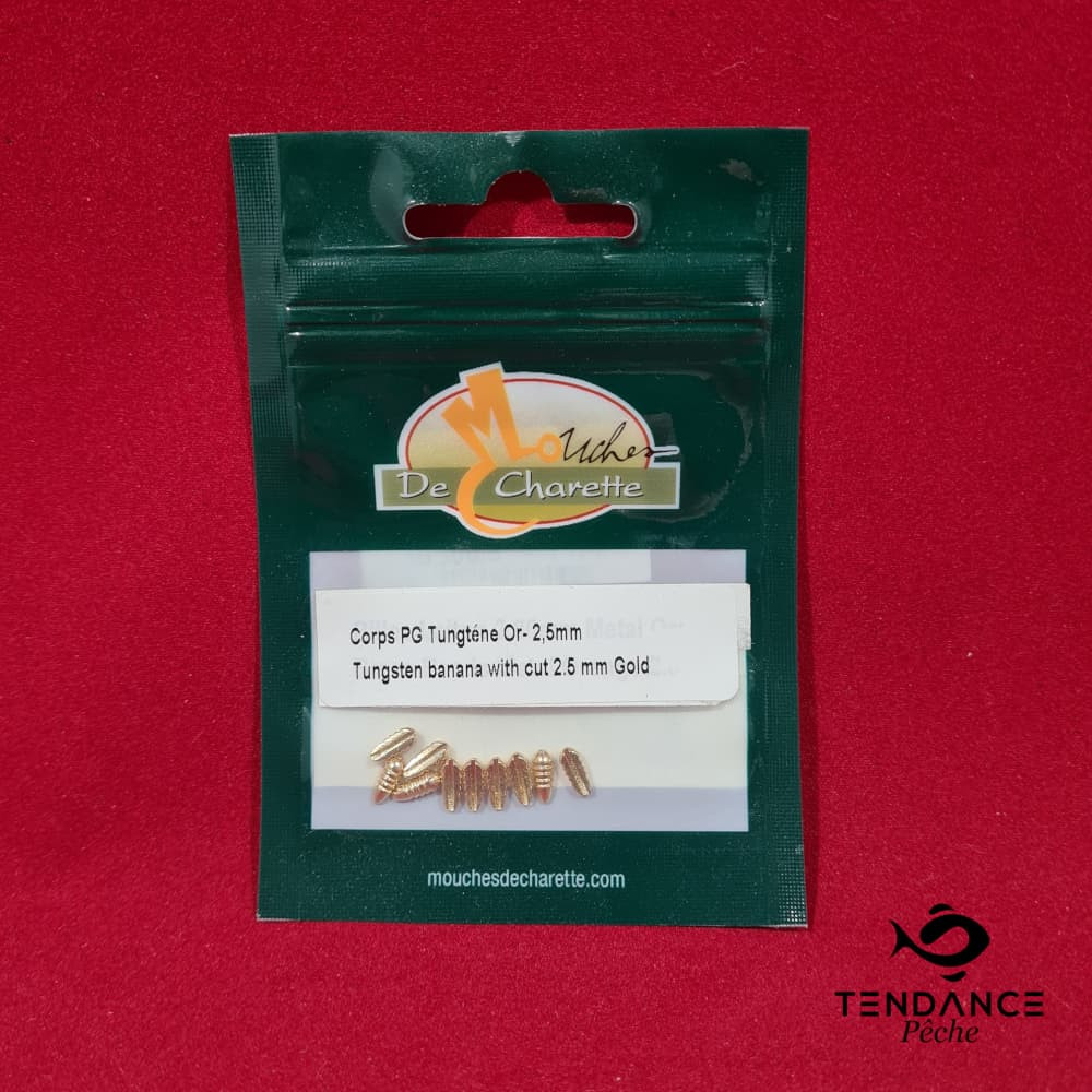 Corps PG tungstène 2.5 mm - JMC - Or 