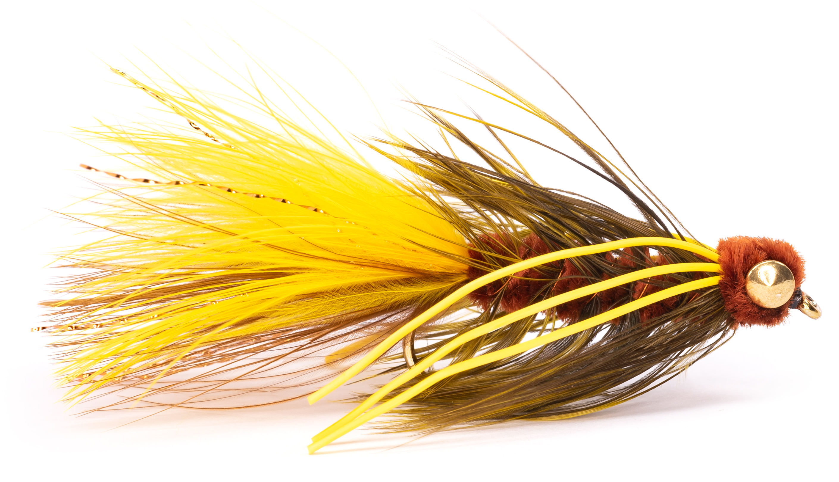 Bighorn Bugger - YELLOW/BROWN (Jaune et Marron) - RAINY'S