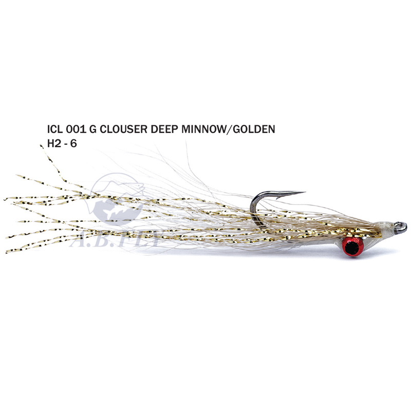Clouser Deep Minnow H6 - GOLDEN - RAINY'S