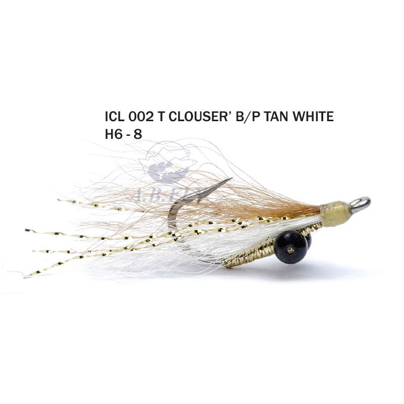 Clouser's B/P H6 - TAN/WHITE (Beige/Blanc) - RAINY'S