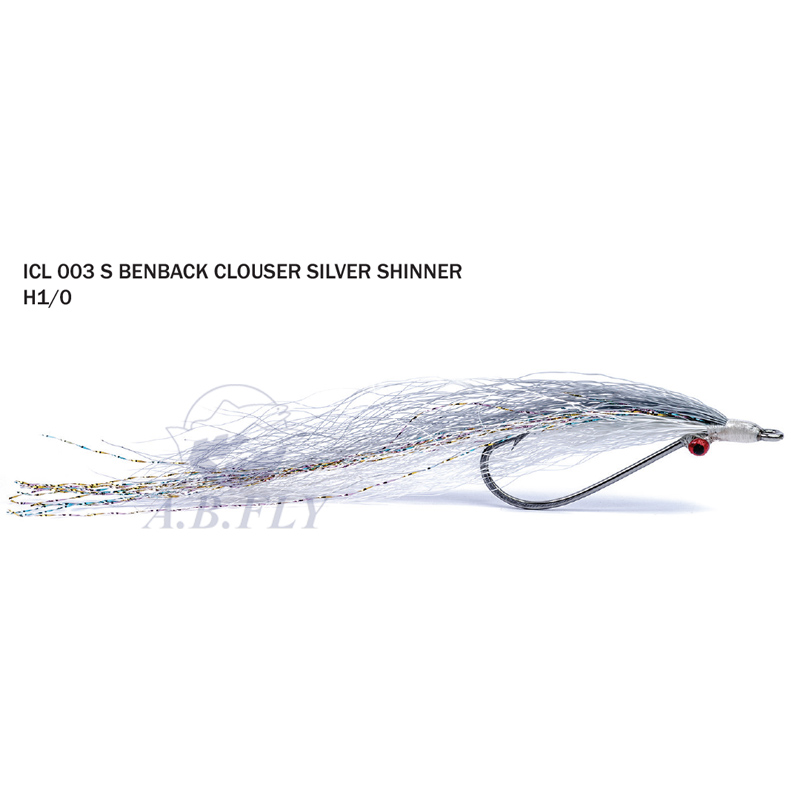 Bendback Clouser H1/0 - SILVER SHINER - RAINY'S