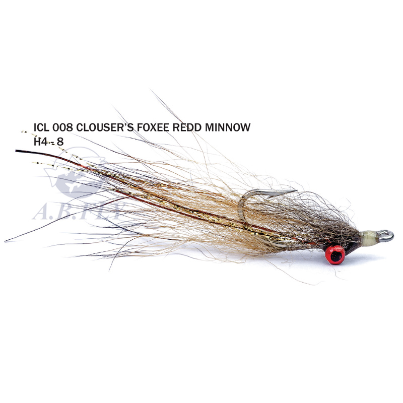 Clouser's Foxee Redd Minnow H4 - RUST/BROWN (Rouille/Brun) - RAINY'S