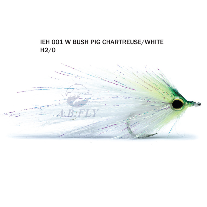 Hamilton's Bush Pig H2/0 - CHARTREUSE/WHITE - RAINY'S