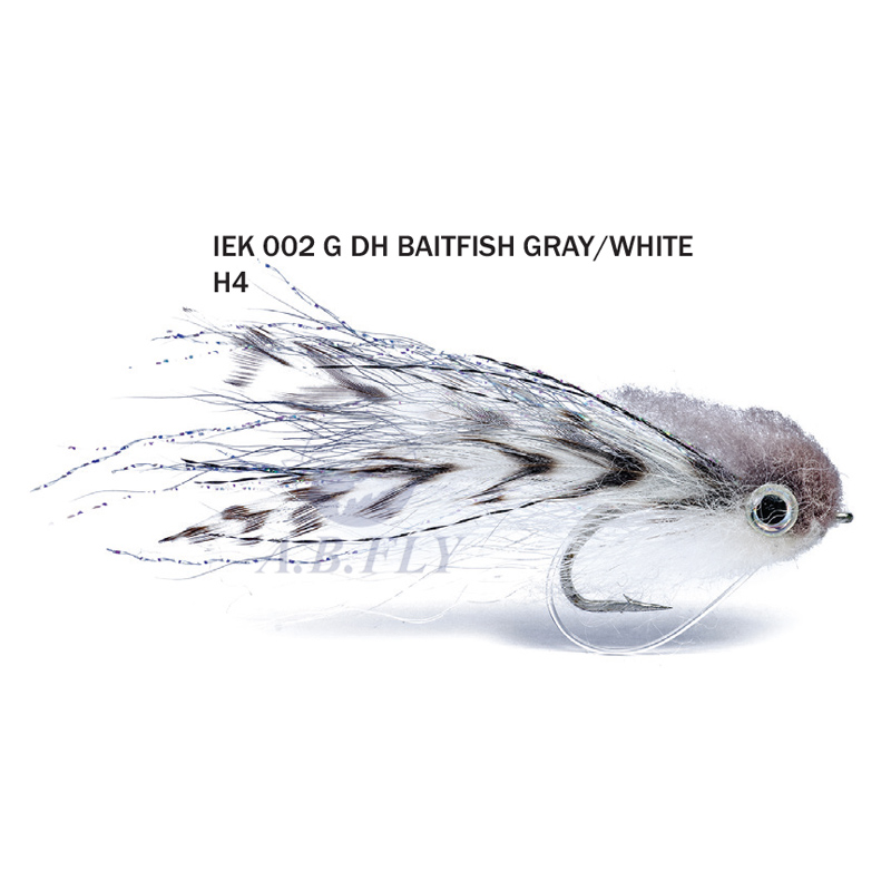 DH Baitfish H4 - GRAY/WHITE (Gris/Blanc) - RAINY'S