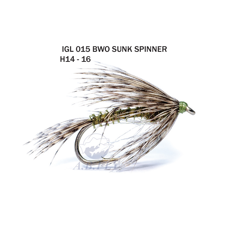 BWO Sunk Spinner H16 - OLIVE - RAINY'S