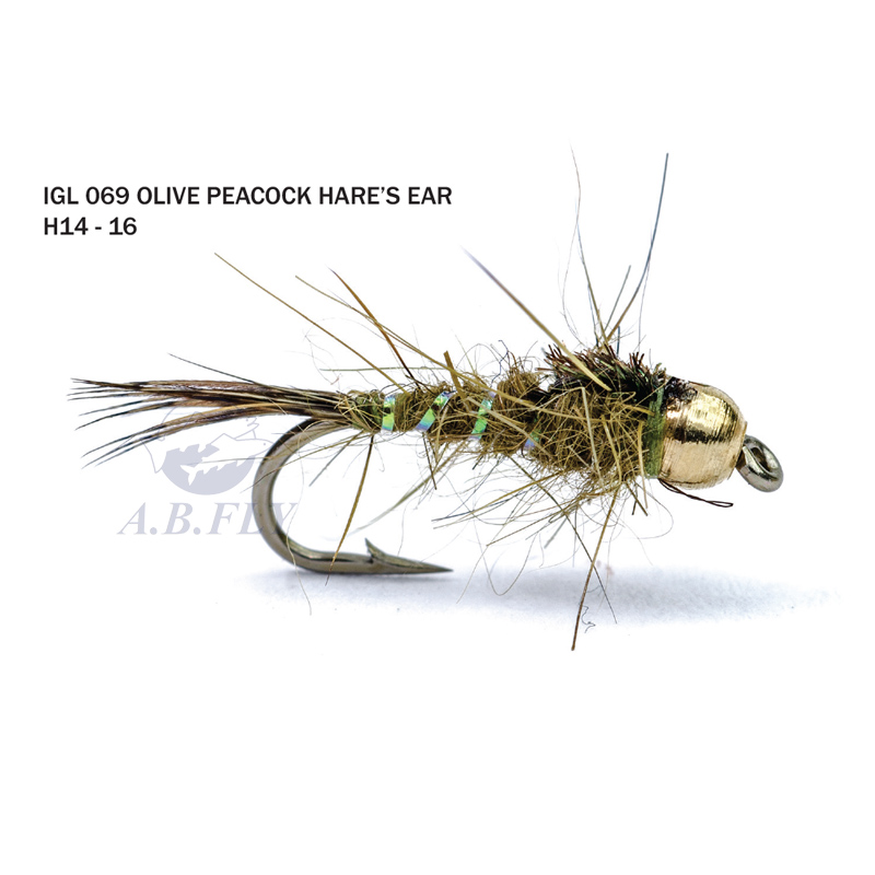 Olive Peacock Hare's Ear H14 - OLIVE (Olive Peacock) - RAINY'S