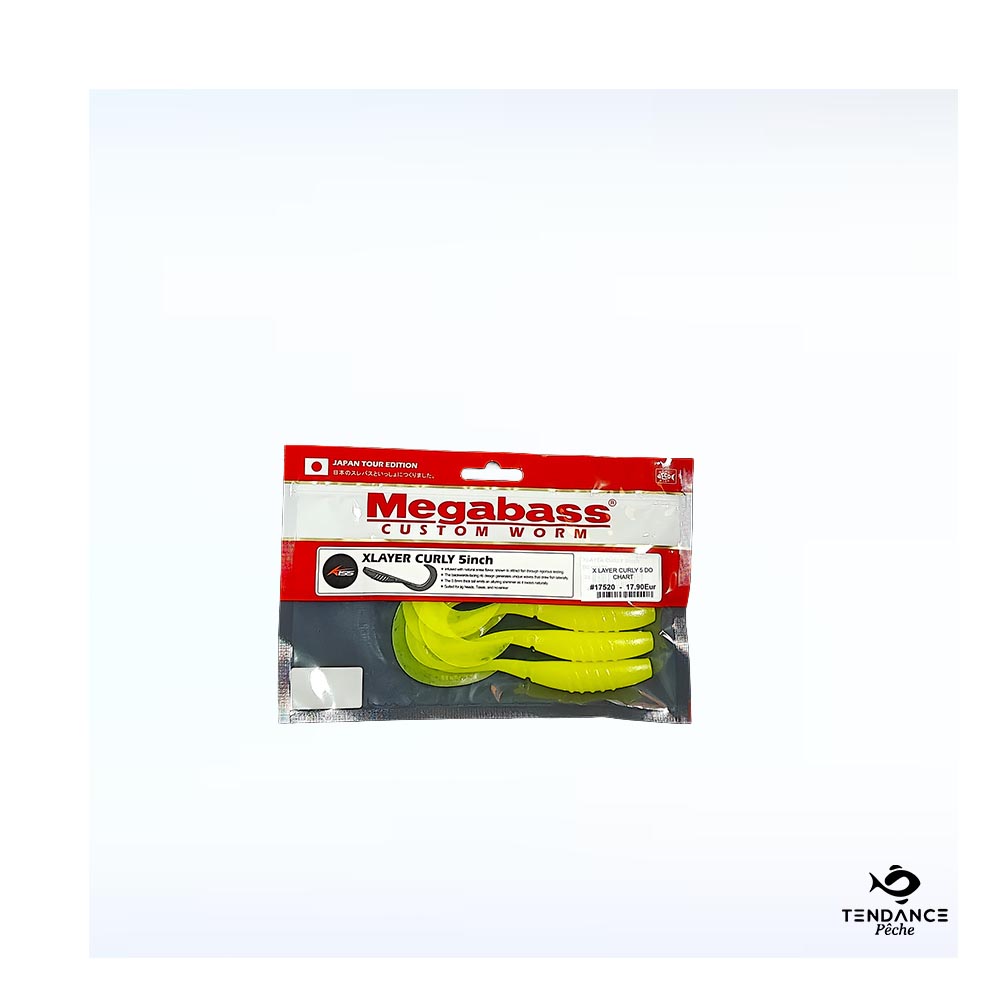 X Layer Curly 5 Inch - Do Chart - Megabass