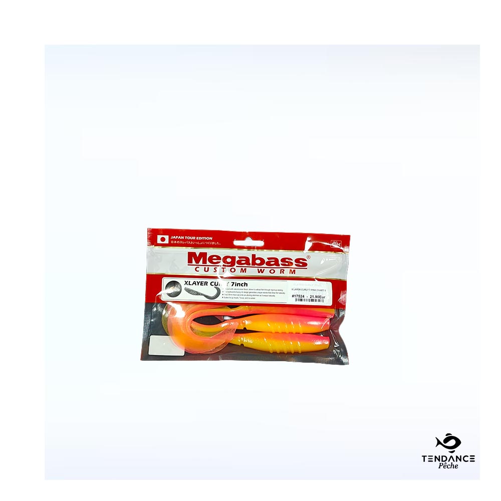 X Layer Curly 7 - Pink Chart II - Megabass