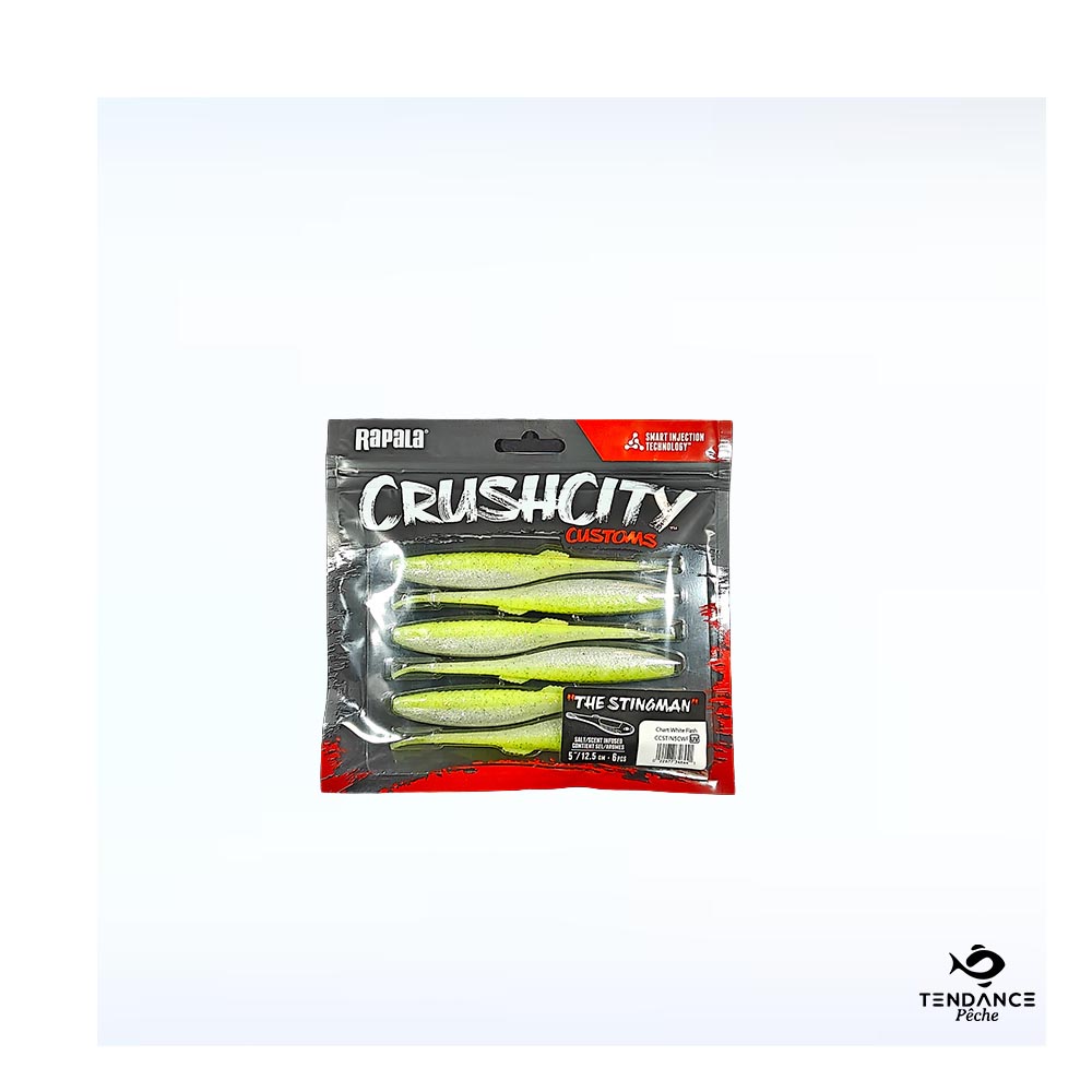 The Stingman 5" 12.5Cm - Rapala - Chart White Flash