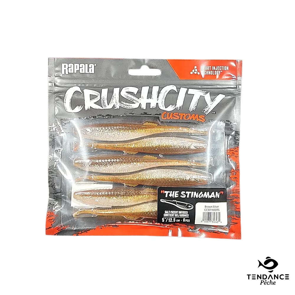 The Stingman 5" 12.5Cm - Rapala - Brown Silver 