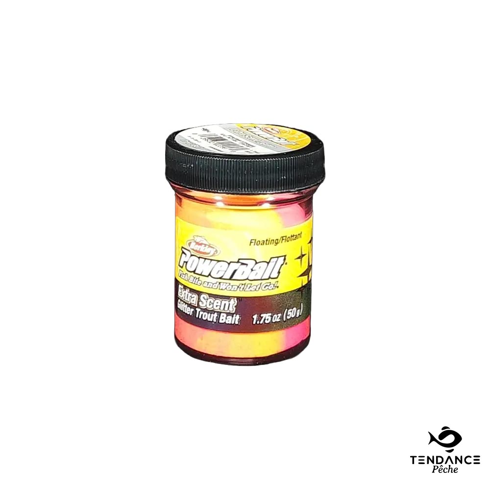 Pate à truite cheese 50g - Sherbert Glitter - Berkley Powerbait