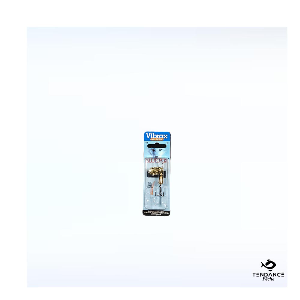 Vibrax Original 1 4G - 3 Hameçons - Blue Fox - Or
