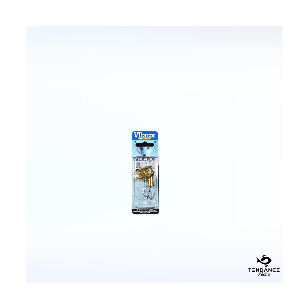 Vibrax Original 3 8G - 3 Hameçons - Blue Fox - Or 