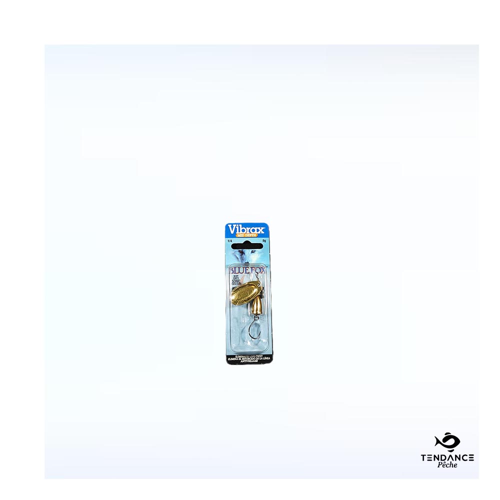 Vibrax Original 3 8G - 1 Hameçon - Blue Fox - Or