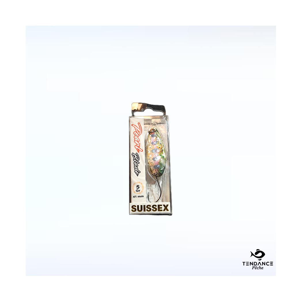Cuiller Pearl Blade 5g – Gold Amago Green - Suissex