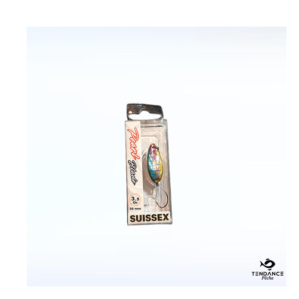 Cuiller Pearl Blade 3,5g – Gold Blue Tiger - Suissex