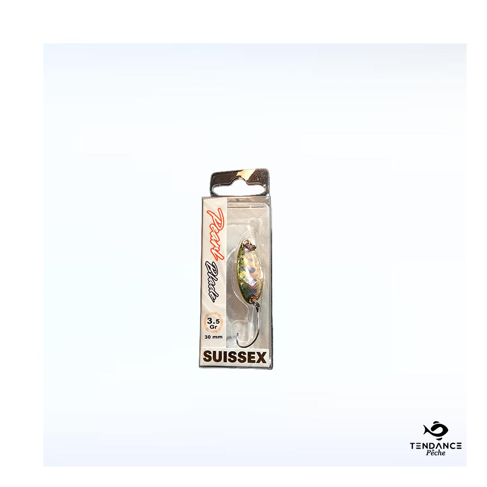 Cuiller Pearl Blade 3,5G – Gold Amago Green - Suissex