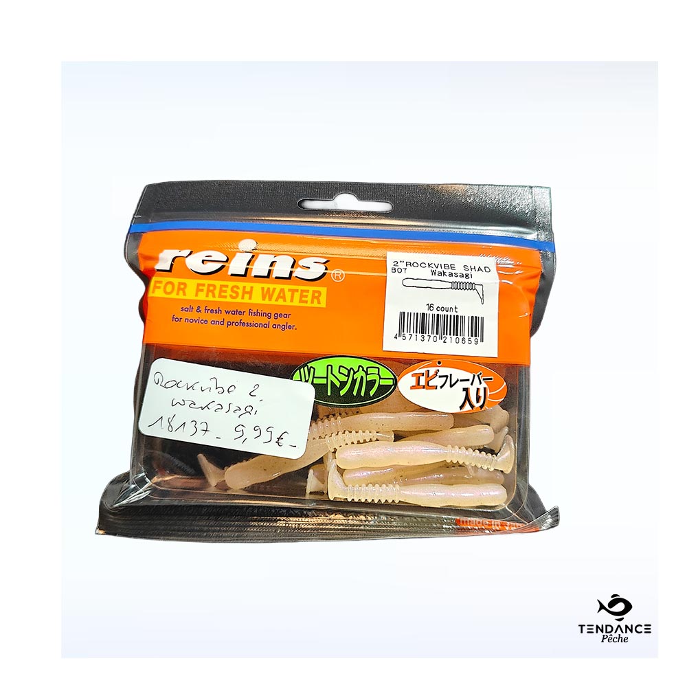 Leurre Souple Rockvibe Shad 2" – Wakasagi - Reins