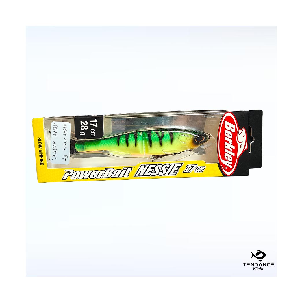 Leurre Souple Berkley Powerbait Nessie 17Cm – 28G – Firetiger