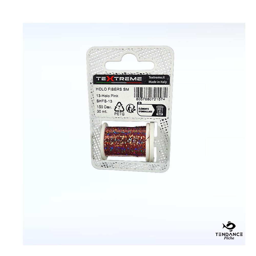 Fil De Montage Textreme Holo Fibers Sm – Holo Pink (Rose Holographique) - Textreme