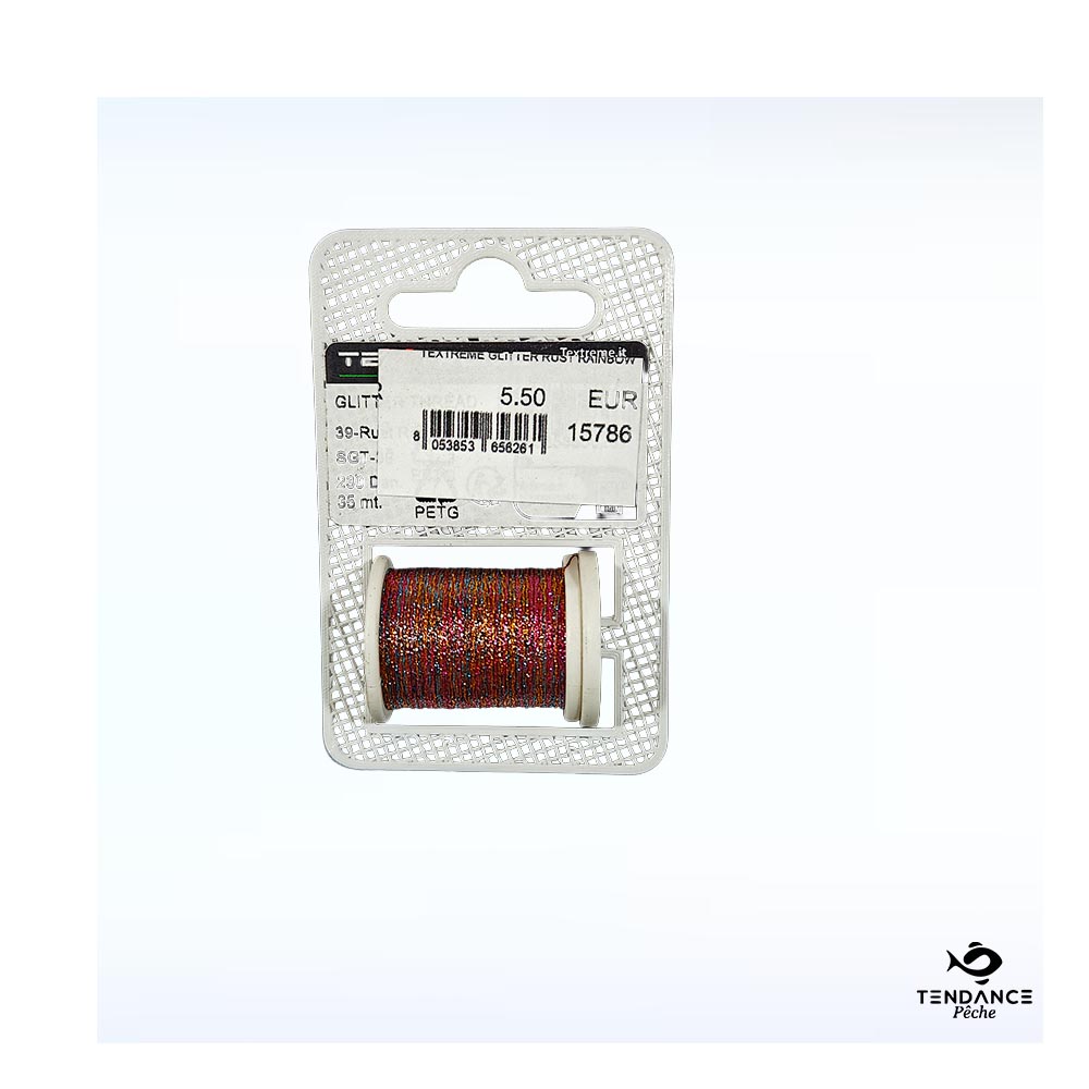 Fil De Montage Textreme Glitter Thread – Rust Rainbow (Rouille Rainbow) - Textreme