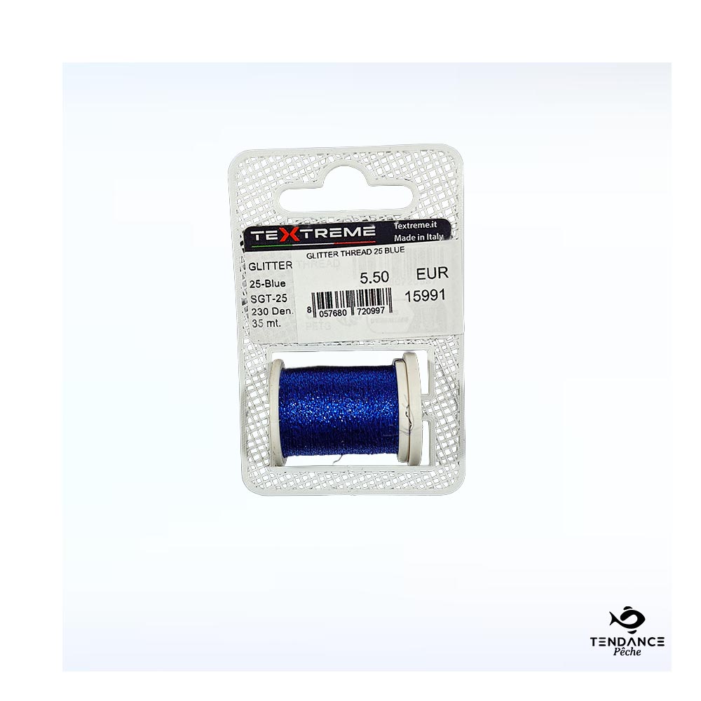 Fil De Montage Textreme Glitter Thread – Blue (Bleu) - Textreme