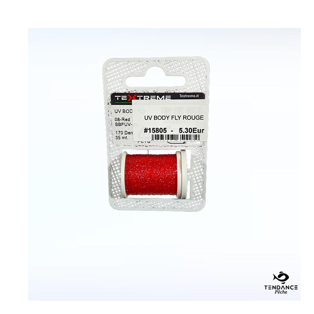 Fil De Montage Textreme Uv Body Fly – Rouge (Rouge) - Textreme