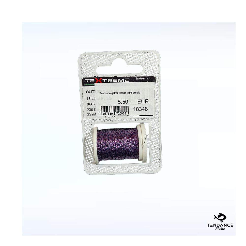 Fil De Montage Textreme Glitter Thread – Light Purple (Violet Clair) - Textreme