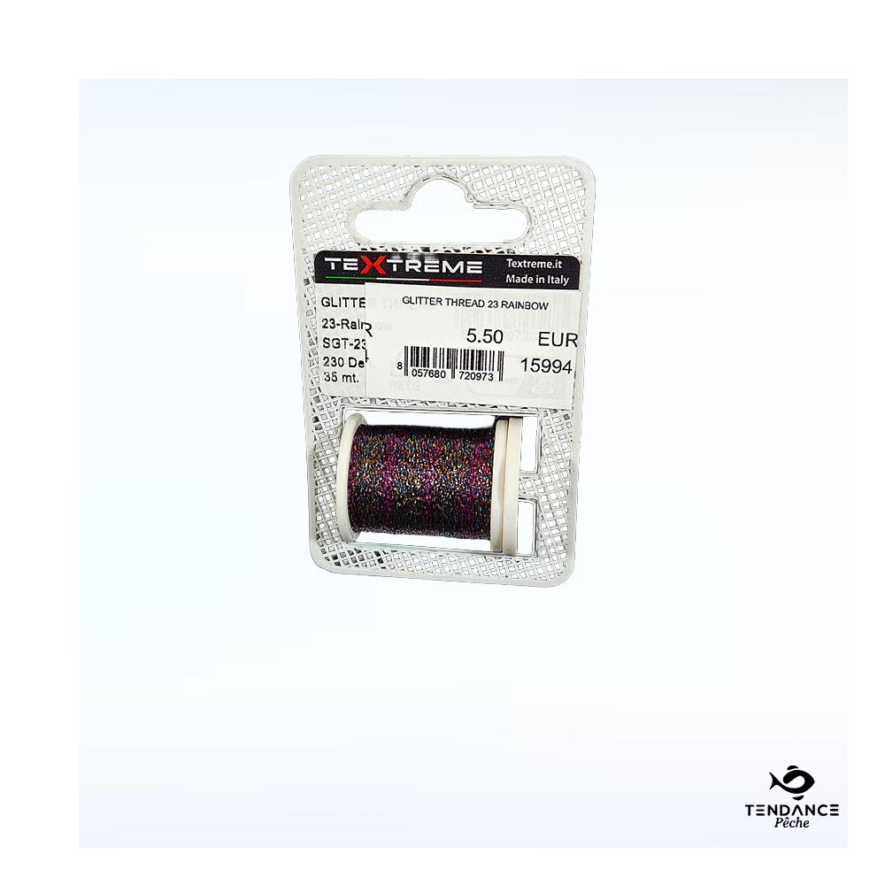 Fil De Montage Textreme Glitter Thread - Rainbow (Arc-En-Ciel) - Textreme