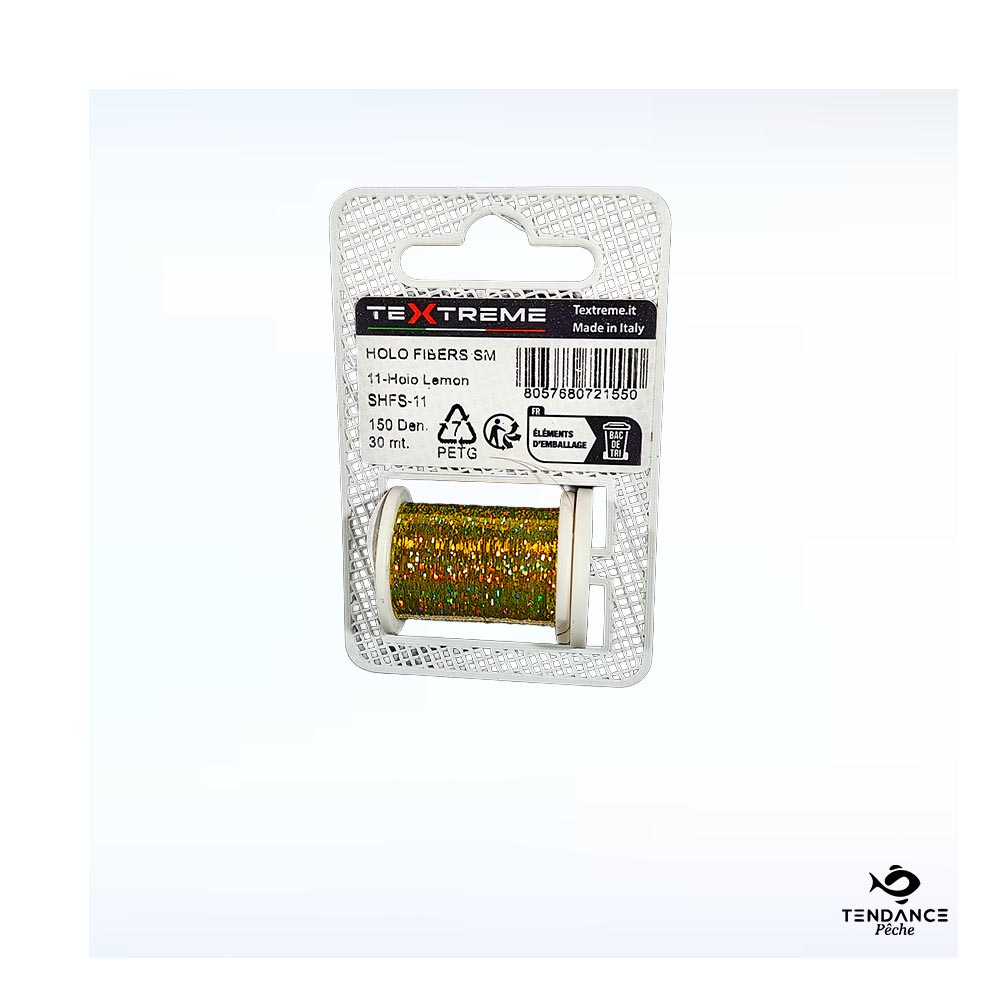 Fil De Montage Textreme Holo Fibers Sm – Holo Lemon (Citron Holographique) - Textreme