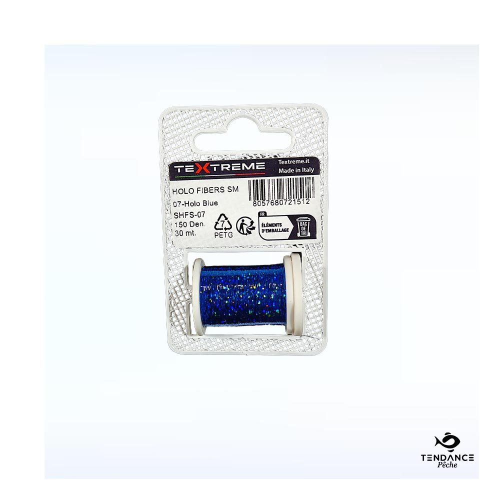 Fil De Montage Textreme Holo Fibers Sm – Holo Blue (Bleu Holographique) - Textreme