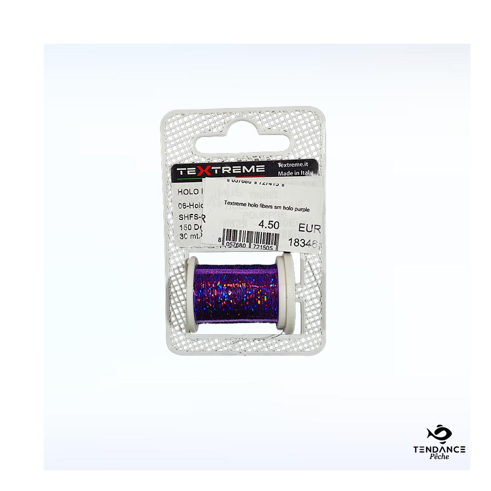 Fil De Montage Textreme Holo Fibers Sm – Holo Purple (Violet Holographique) - Textreme