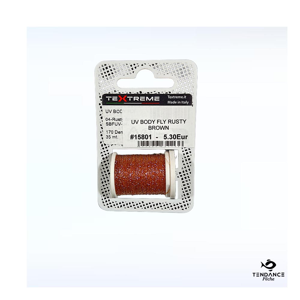 Fil De Montage Textreme Uv Body Fly – Rusty Brown (Marron Rouille) - Textreme