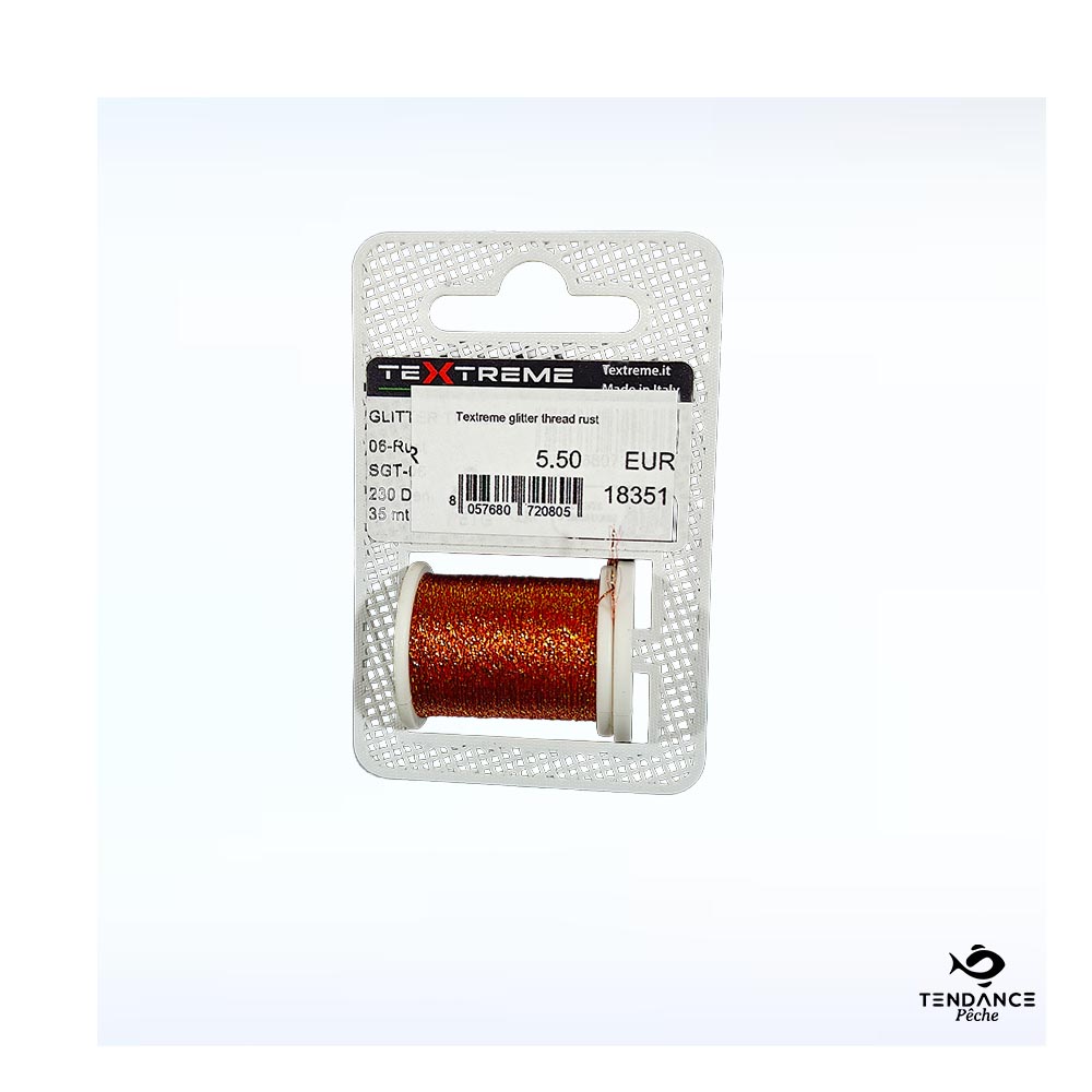 Fil De Montage Textreme Glitter Thread – Rust (Rouille) - Textreme