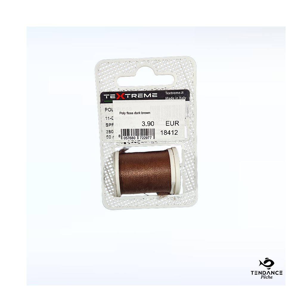 Poly Floss Textreme – Dark Brown (Marron Foncé) - Textreme