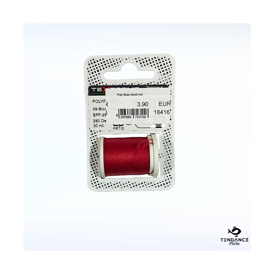 Poly Floss Textreme – Blood Red (Rouge Sang) - Textreme