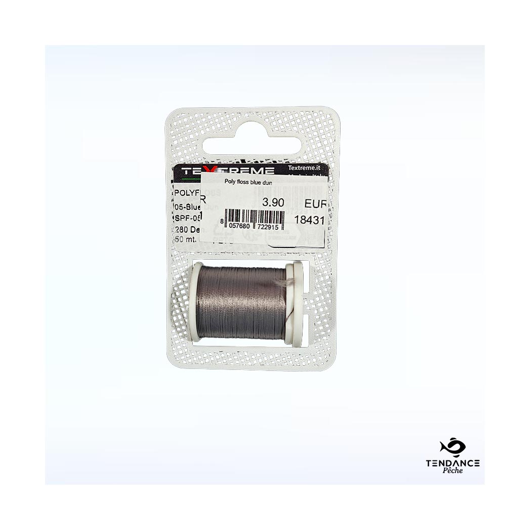 Poly Floss Textreme – Blue Dun (Gris Bleu) - Textreme