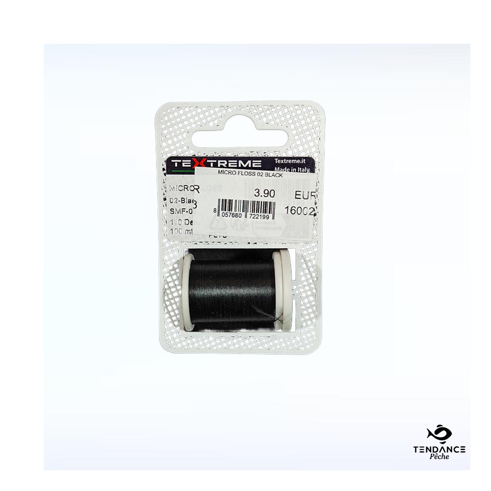 Fil De Montage Textreme Microfloss – Black (Noir) - Textreme
