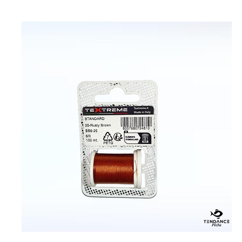 Fil de Montage Textreme 6/0 – Rusty Brown (Marron Rouille) - Textreme