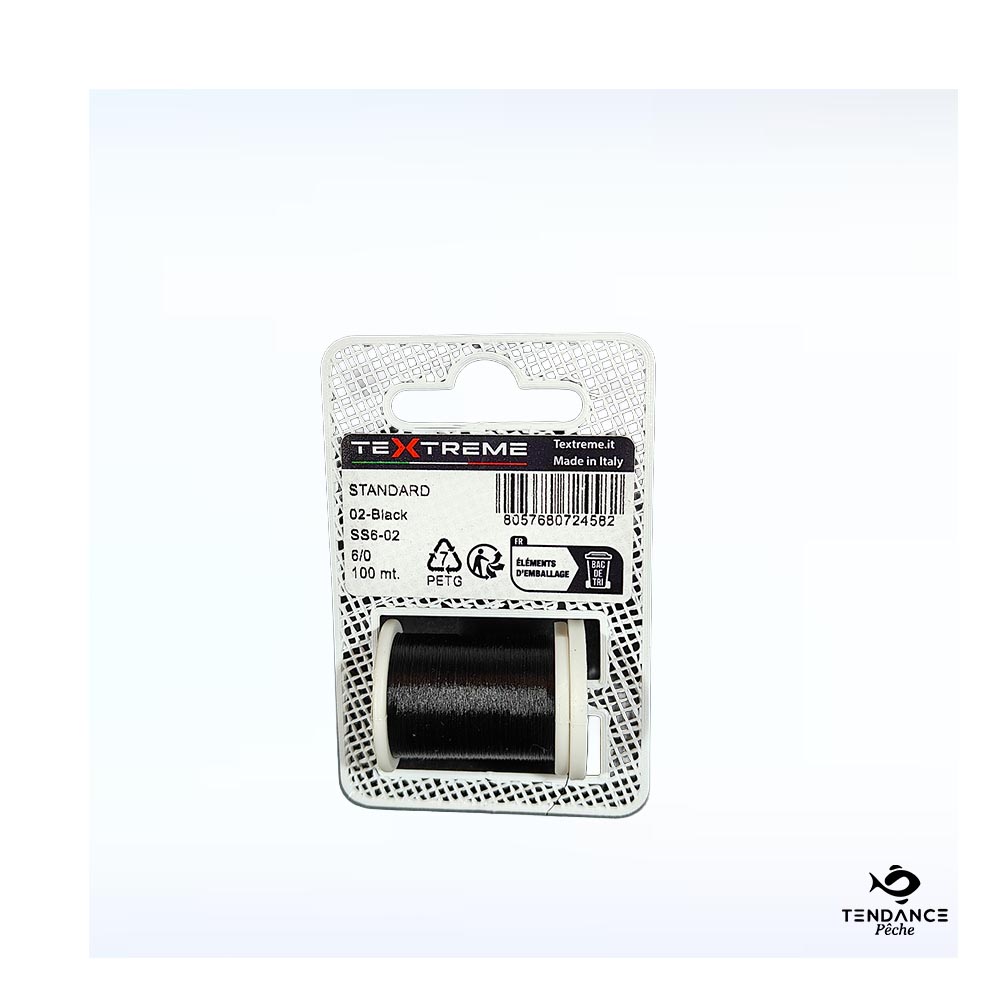 Fil De Montage Textreme 6/0 – Black (Noir) - Textreme