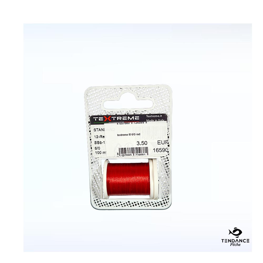 Fil De Montage Textreme 6/0 – Red (Rouge) - Textreme