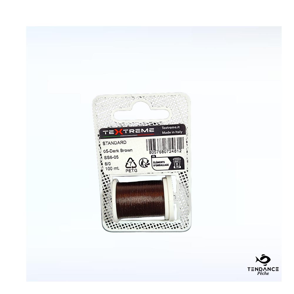 Fil De Montage Textreme 6/0 – Dark Brown (Marron Foncé) - Textreme