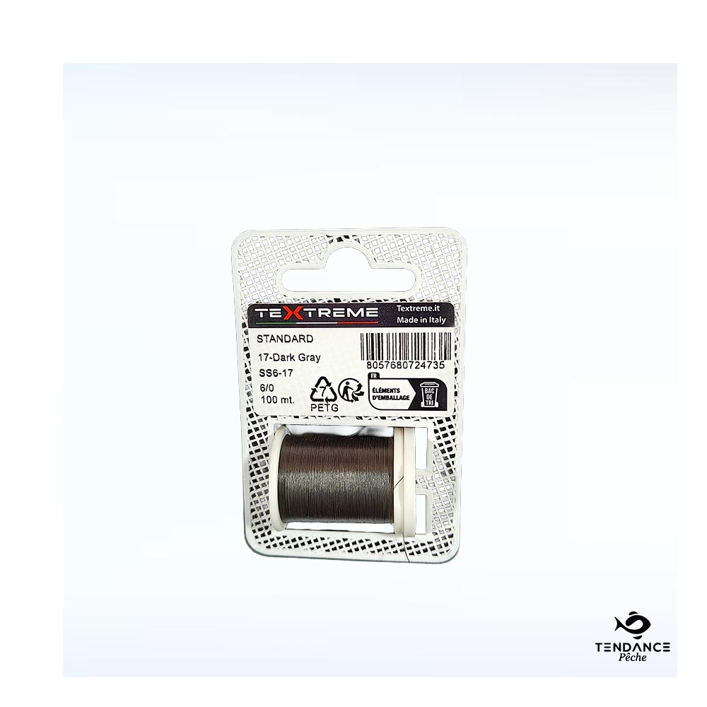 Fil De Montage Textreme 6/0 – Dark Gray (Gris Foncé) - Textreme