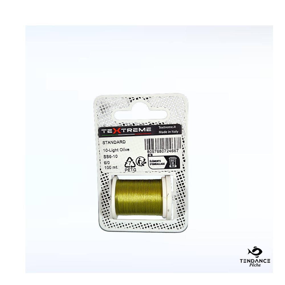 Fil De Montage Textreme 6/0 – Light Olive (Olive Clair) - Textreme