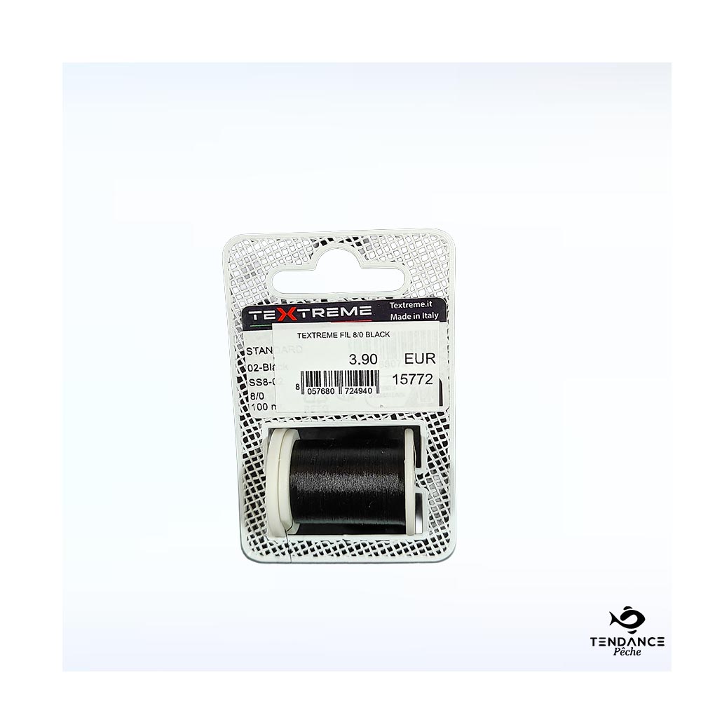 Fil De Montage Textreme 8/0 – Black (Noir) - Textreme