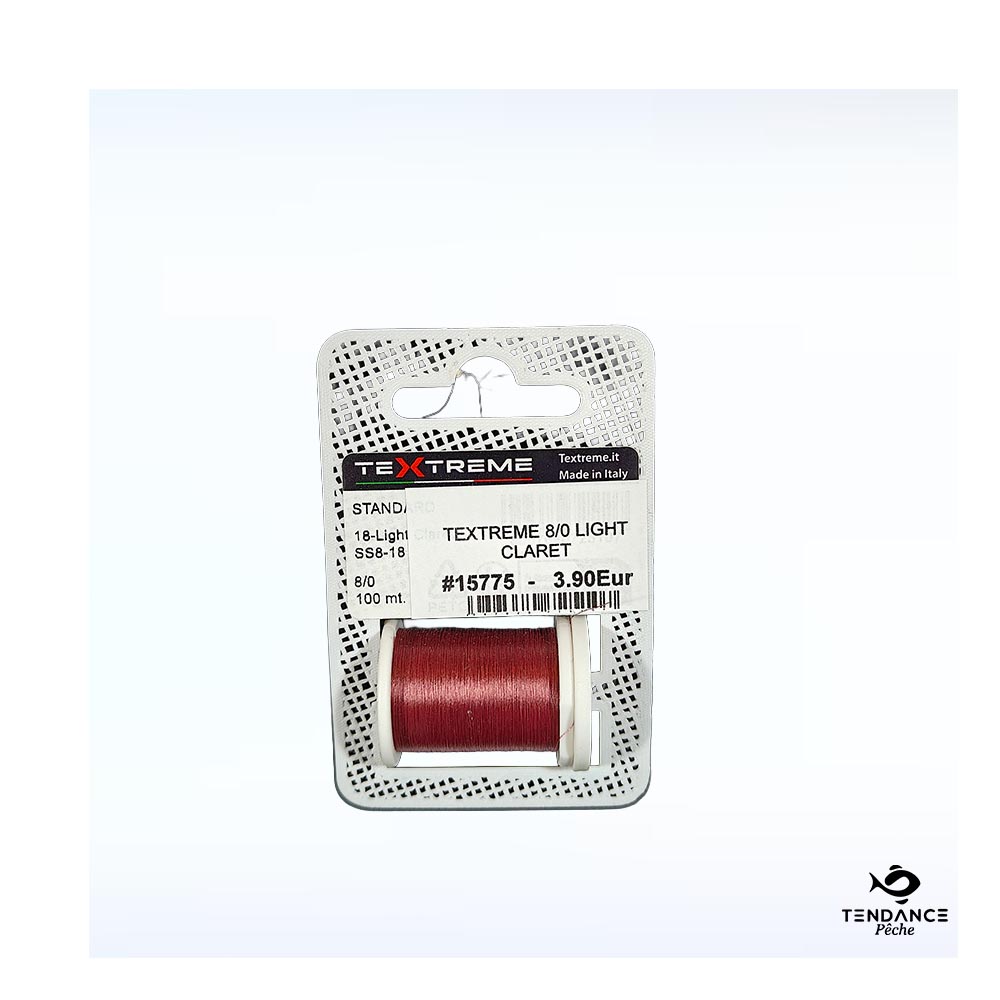 Fil De Montage Textreme 8/0 – Light Claret (Bordeaux Clair) - Textreme