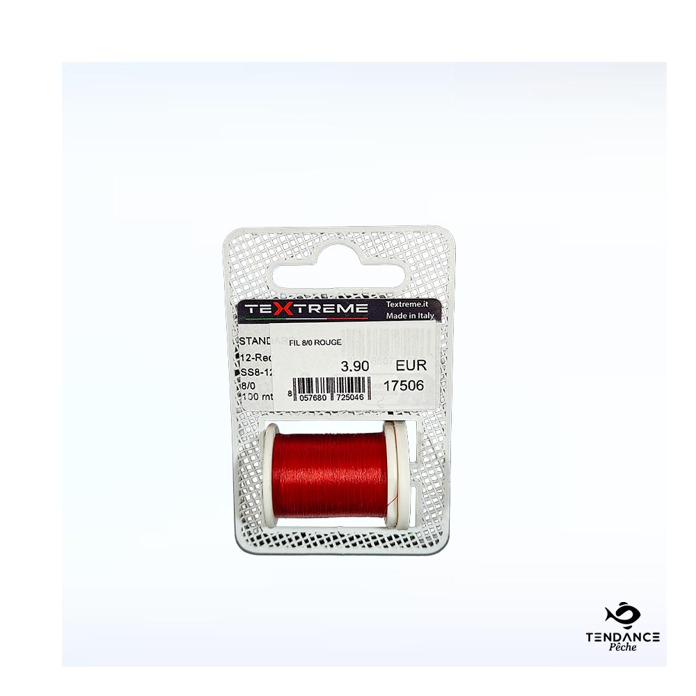 Fil De Montage Textreme 8/0 – Red (Rouge) - Textreme