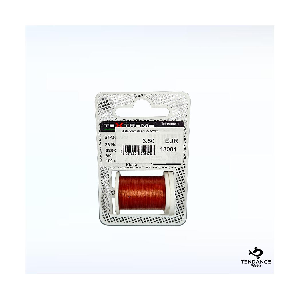 Fil De Montage Textreme 8/0 – Rusty Brown (Marron Rouille) - Textreme