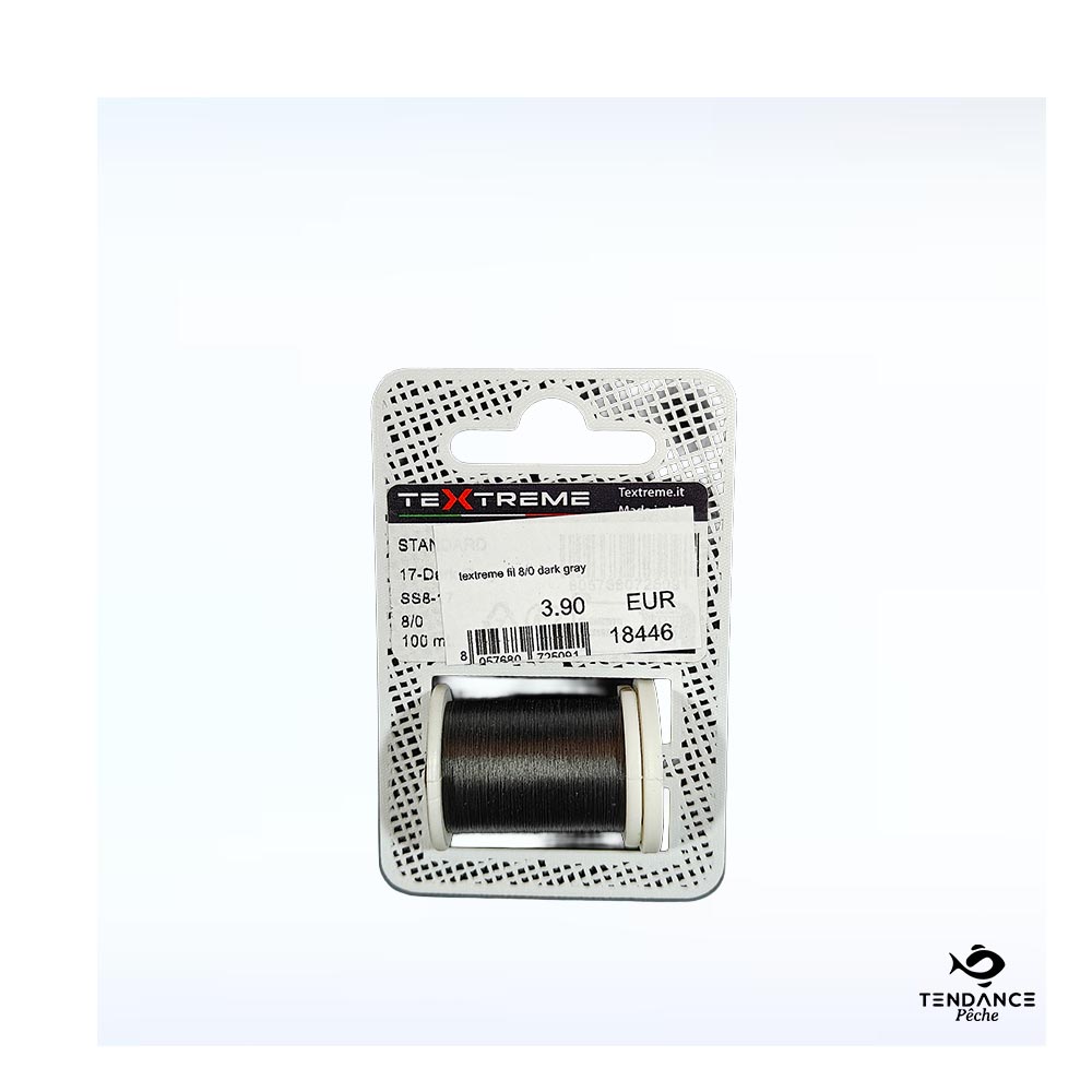 Fil De Montage Textreme 8/0 – Dark Gray (Gris Foncé) - Textreme